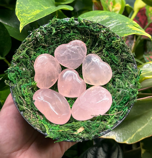 Rose Quartz Hearts