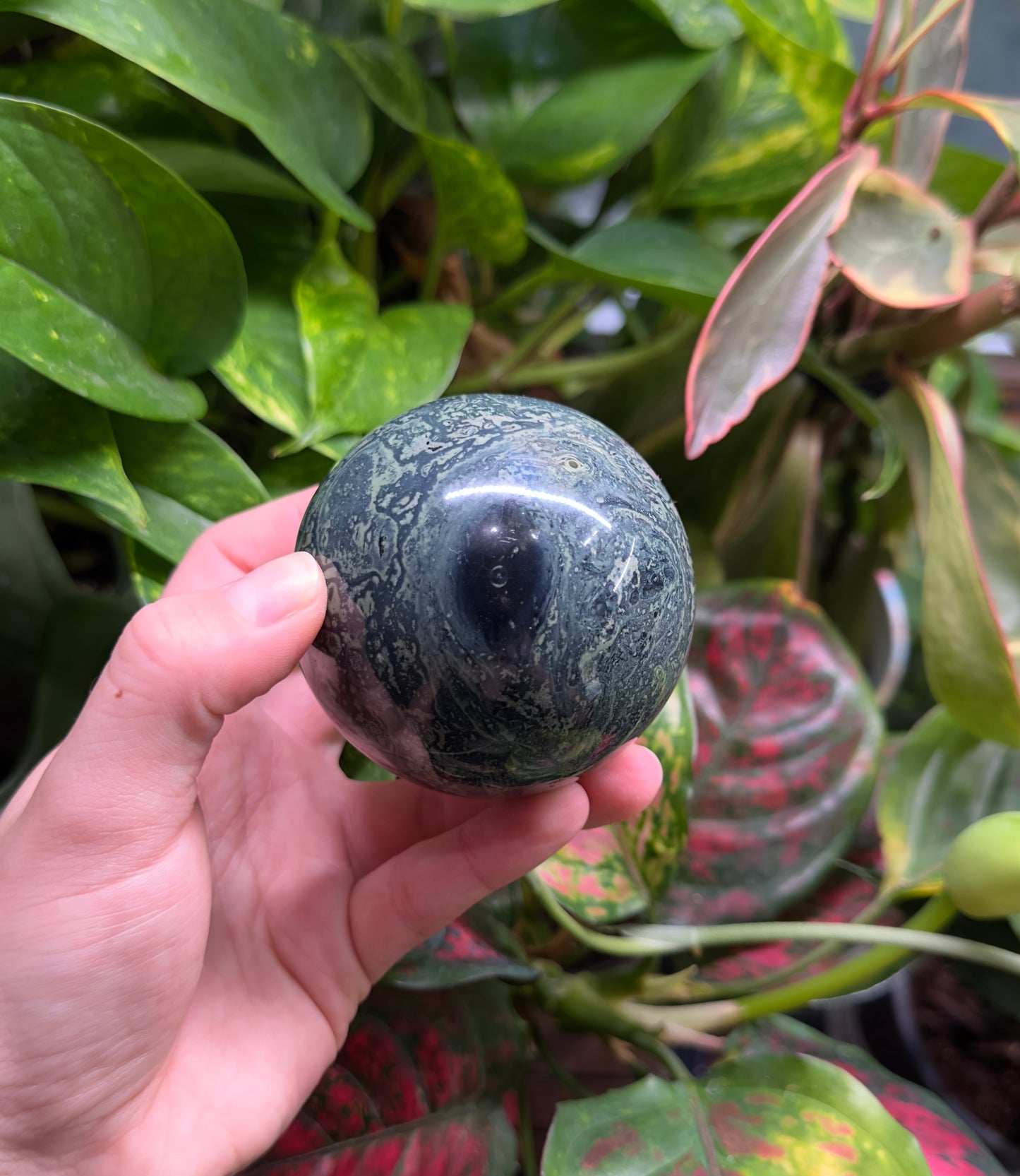 Kambaba Jasper Sphere