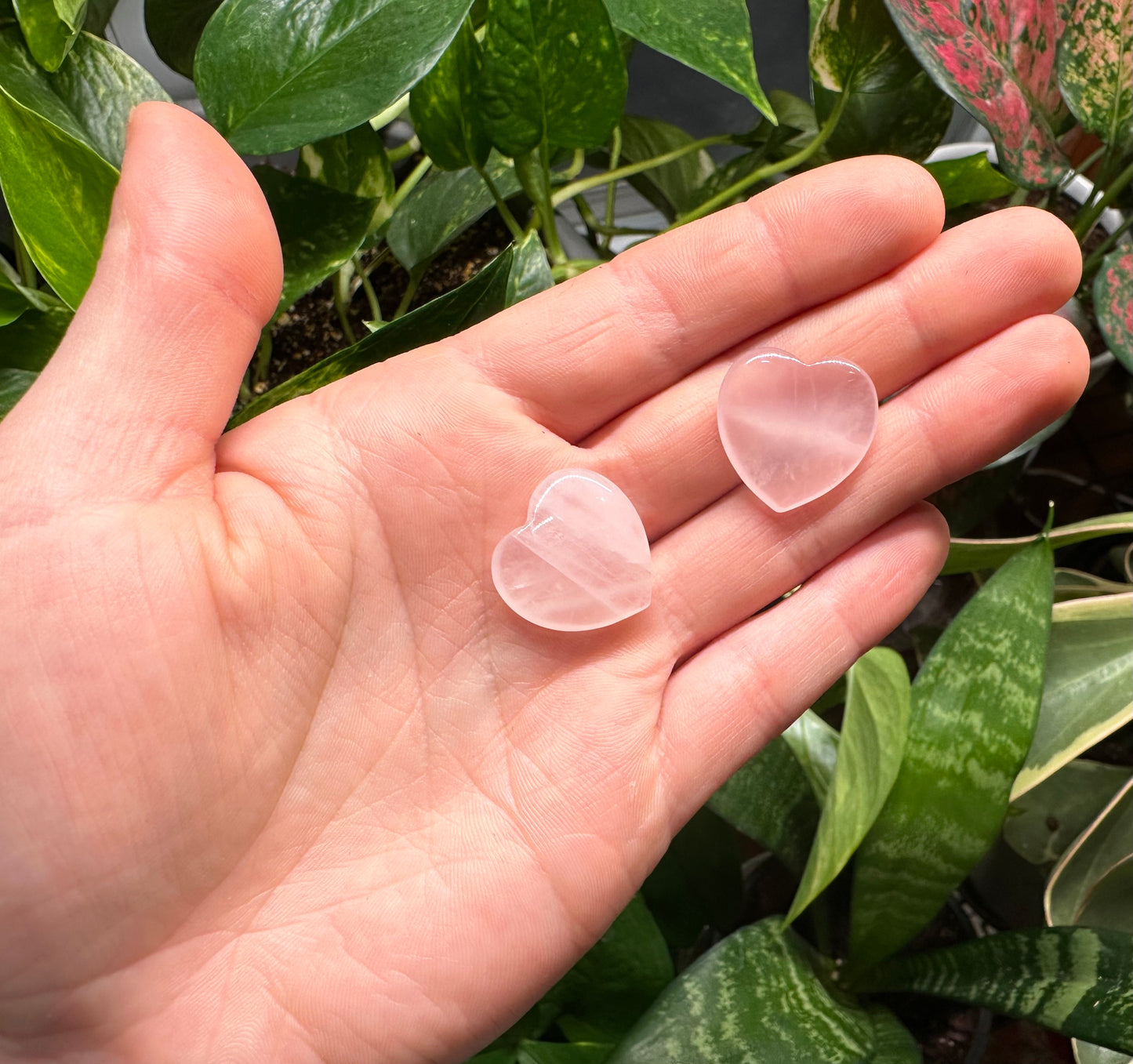 Mini Rose Quartz Heart