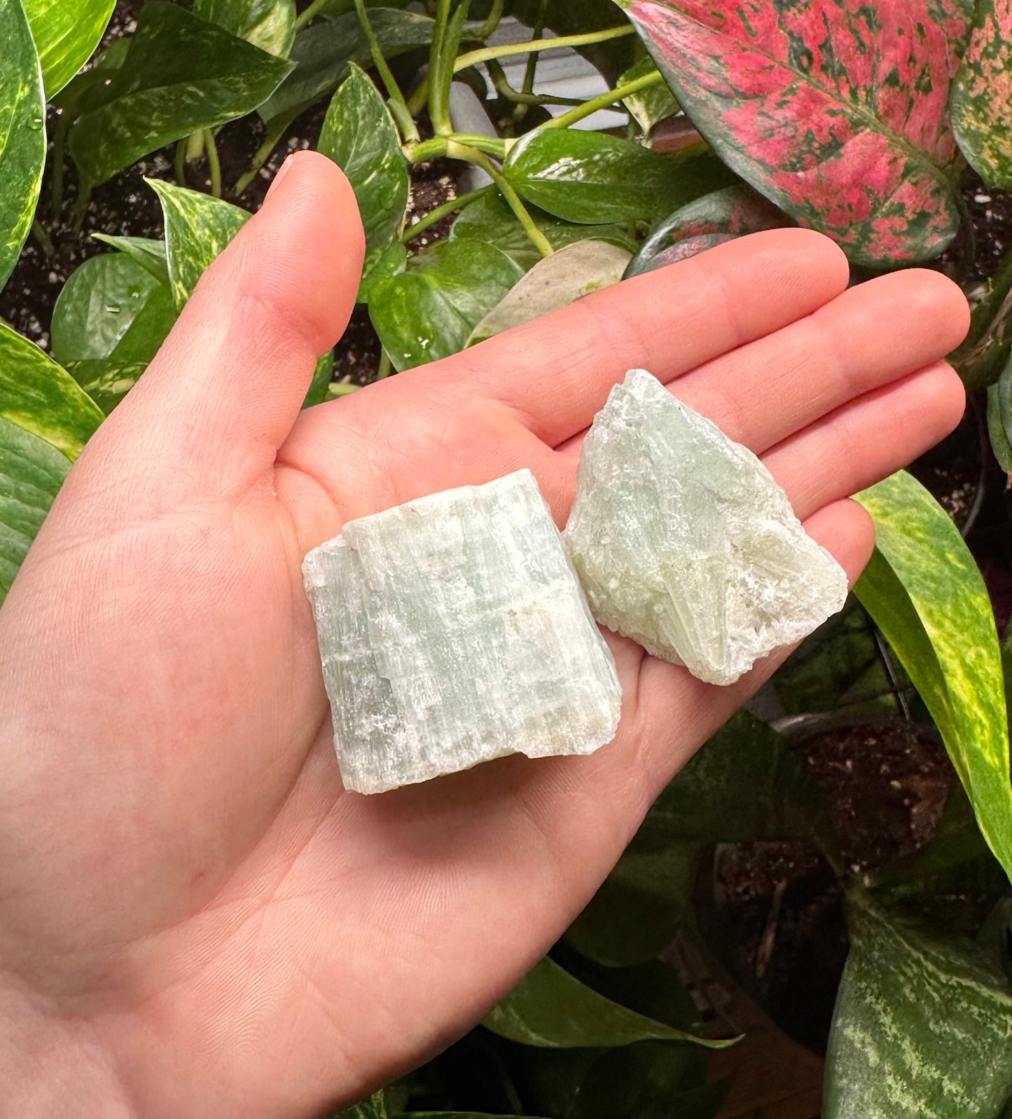 Large Pistachio Calcite