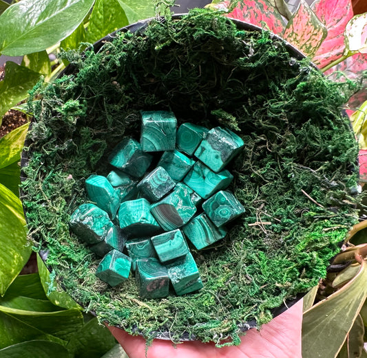 IMPERFECT Malachite Cubes